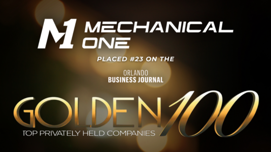 Mechanical One Ranks 23 on the Orlando Business Journal’s Golden 100